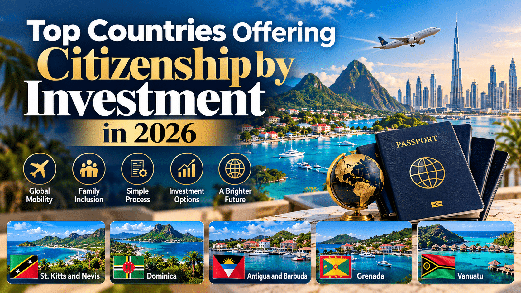 Top Countries Offering Citizenship by Investment in 2026