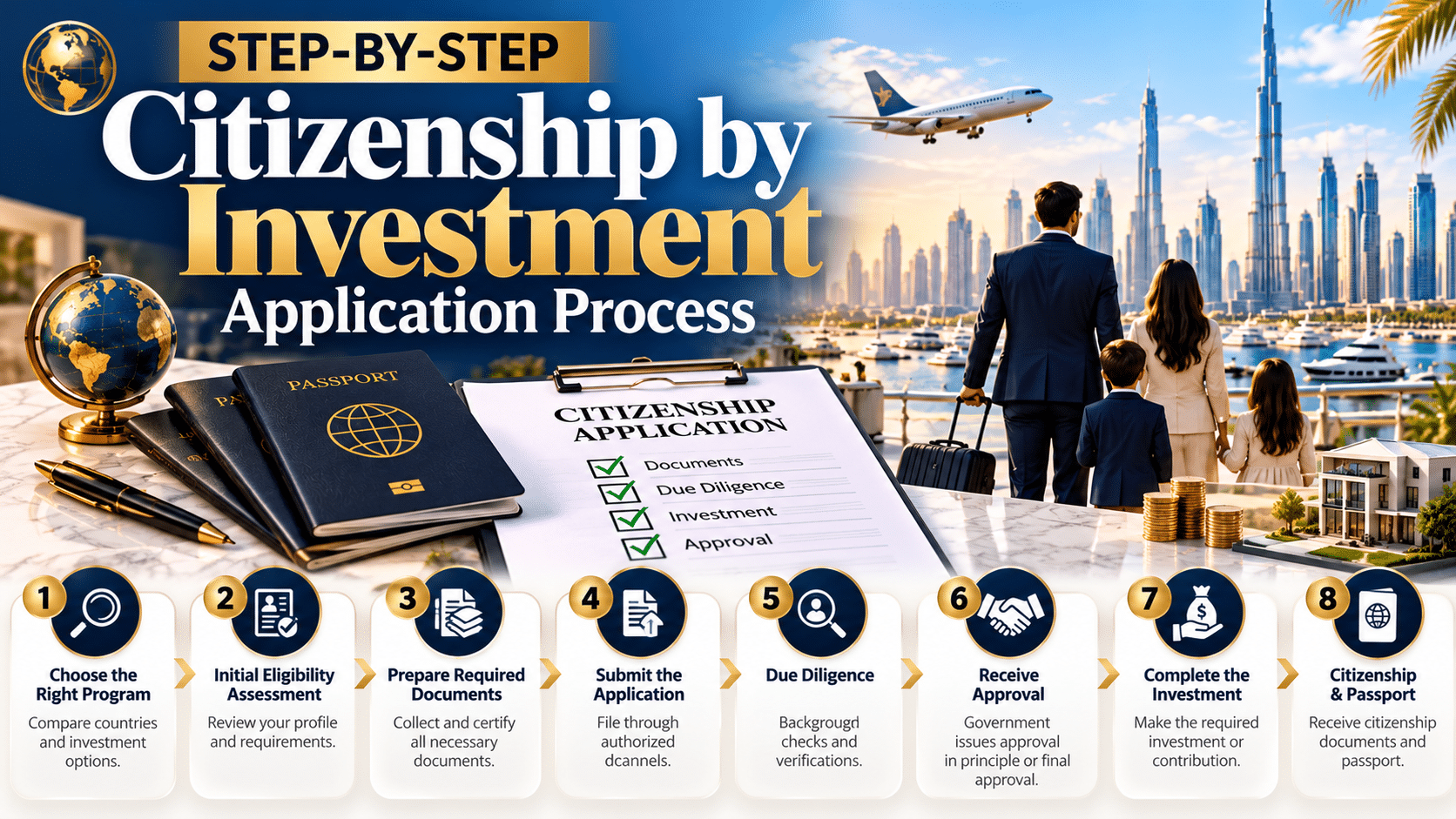 Step-by-Step Citizenship by Investment Application Process